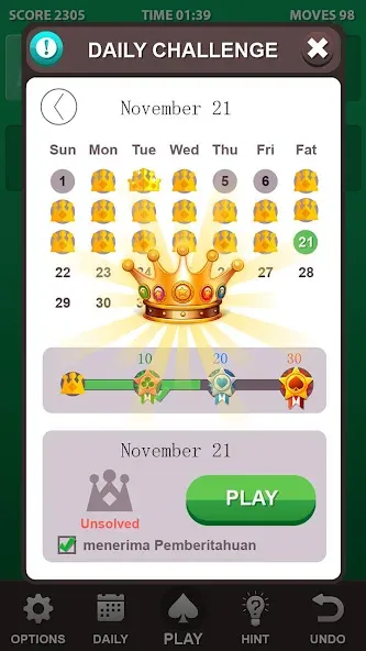 Solitaire. МОД/Взлом [Много денег, Монет и Все открыто] Screenshot 3