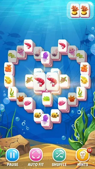 Mahjong Fish (Маджонг Рыбы) МОД/Взлом [Деньги, Монеты и Меню MOD] Screenshot 1