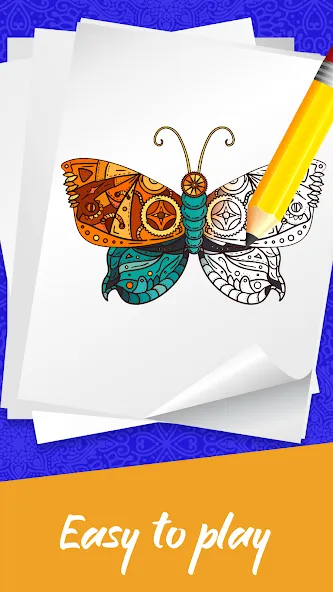 Mandala Coloring Book Game (Мандала Книга раскрасок  Игра) МОД/Взлом [Все открыто, Дополнительные деньги и Меню MOD] Screenshot 2