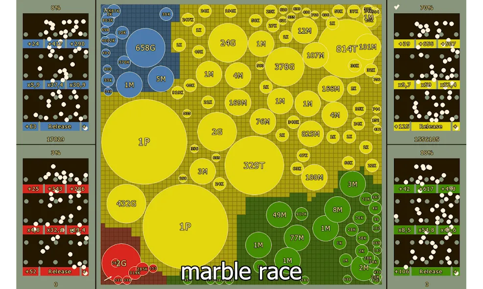 Marble Race and Territory War (Марбл Рейс и Территориальная Война) МОД/Взлом [Много денег, Монет и Все открыто] Screenshot 4