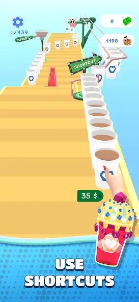 Coffee Stack (Кофейная башня) МОД/Взлом [Деньги, Монеты и Меню MOD] Screenshot 4