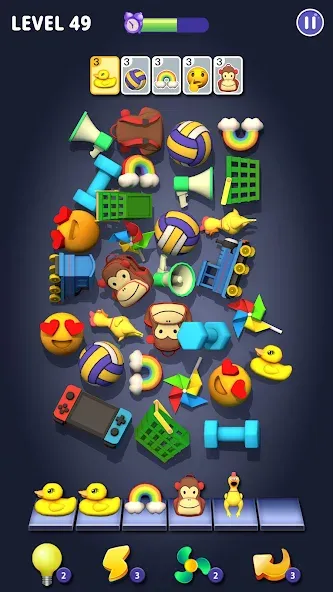 Matching Fun: Match Triple 3D (Матчинг Фан) МОД/Взлом [Много денег, Монет и Все открыто] Screenshot 2