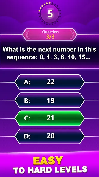 Math Trivia - Quiz Puzzle Game (Математические загадки) МОД/Взлом [Много денег, Монет и Все открыто] Screenshot 4