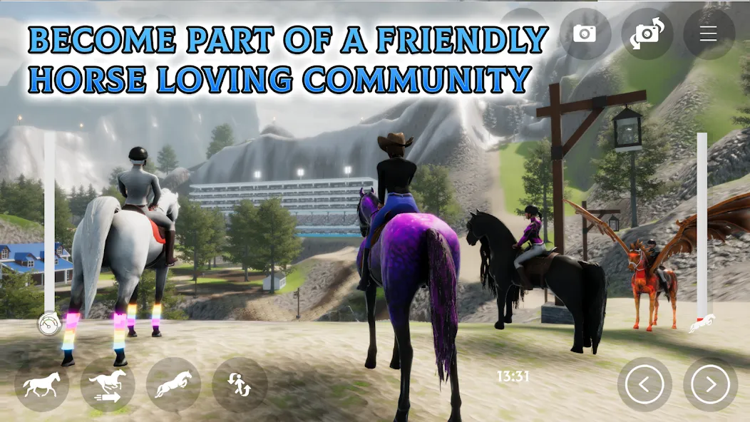 Horse Academy - Equestrian MMO (Хорс Академи) МОД/Взлом [Много монет, Открытые уровни и Мега MOD] Screenshot 4