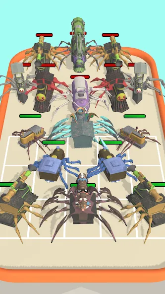 Merge Spider Train МОД/Взлом [Много денег, Монет и Все открыто] Screenshot 3