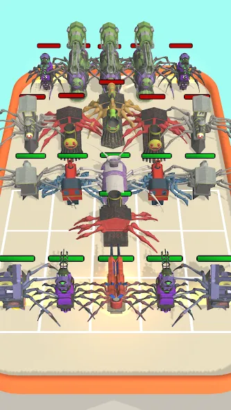 Merge Spider Train МОД/Взлом [Много денег, Монет и Все открыто] Screenshot 5