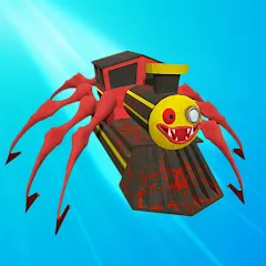Скачать Merge Spider Train взлом на много денег и без рекламы на Андроид бесплатно