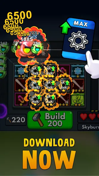 Merge Clash: Tower Defense TD (Мердж Клаш) МОД/Взлом [Все открыто, Дополнительные деньги и Меню MOD] Screenshot 5