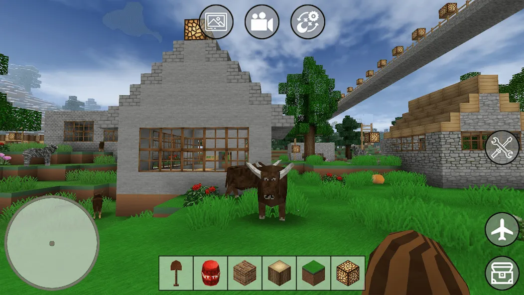 Mini Block Craft (Мини Блок Ремесло) МОД/Взлом [Много монет, Открытые уровни и Мега MOD] Screenshot 2