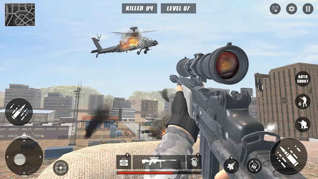 Code of Sniper 3D Gun Shooting МОД/Взлом [Бесконечные деньги, Монеты и Мега MOD] Screenshot 3
