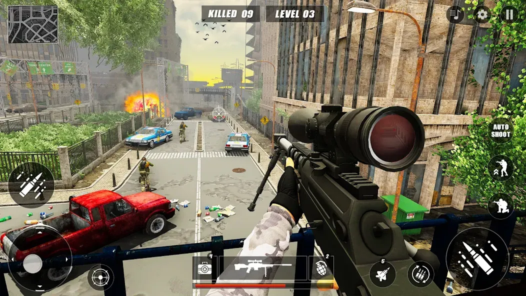Code of Sniper 3D Gun Shooting МОД/Взлом [Бесконечные деньги, Монеты и Мега MOD] Screenshot 4
