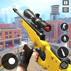Скачать взломанный Code of Sniper 3D Gun Shooting на Андроид бесплатно (Мод: много денег и патронов)