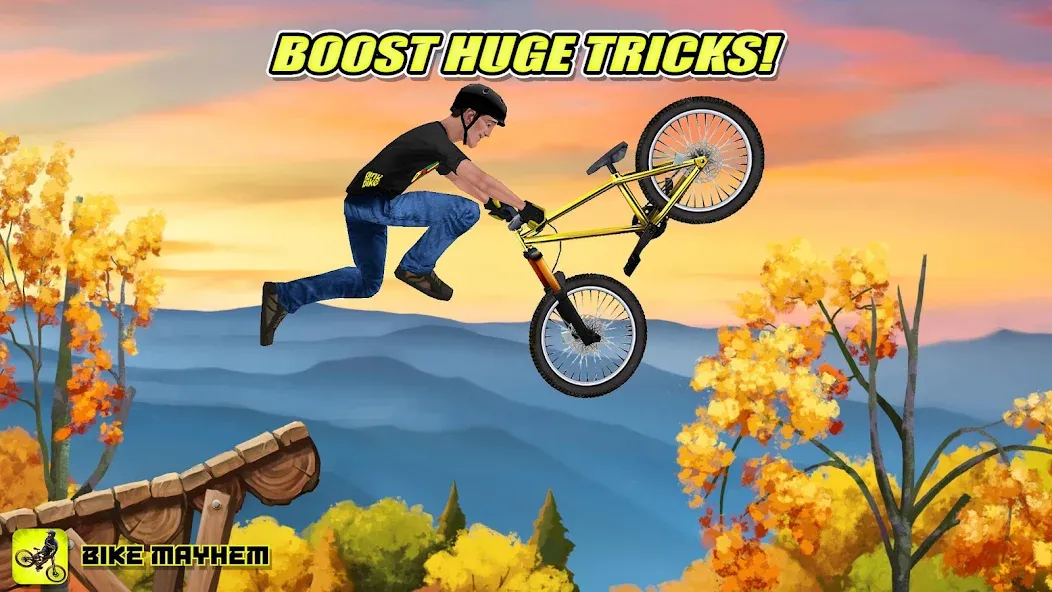 Bike Mayhem Free (Байк Мейхем Фри) МОД/Взлом [Деньги, Монеты и Меню MOD] Screenshot 2