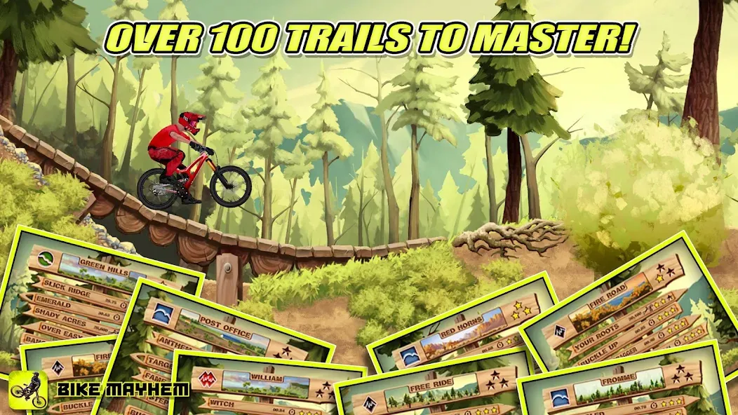 Bike Mayhem Free (Байк Мейхем Фри) МОД/Взлом [Деньги, Монеты и Меню MOD] Screenshot 4
