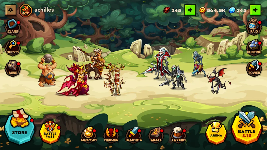 Legendlands - Legendary RPG (Легендлендс) МОД/Взлом [Все открыто, Дополнительные деньги и Меню MOD] Screenshot 1