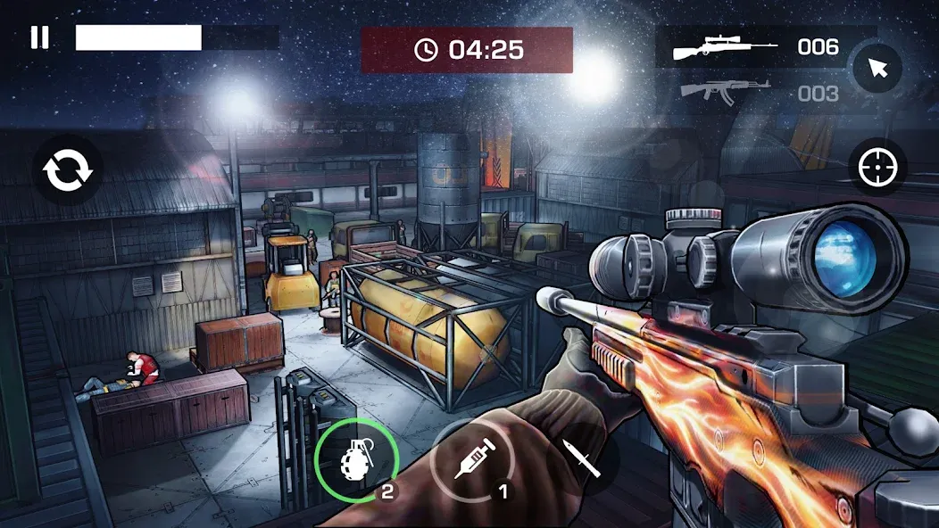 Gun Shooting Games Offline FPS (Ган 2) МОД/Взлом [Много монет, Открытые уровни и Мега MOD] Screenshot 2