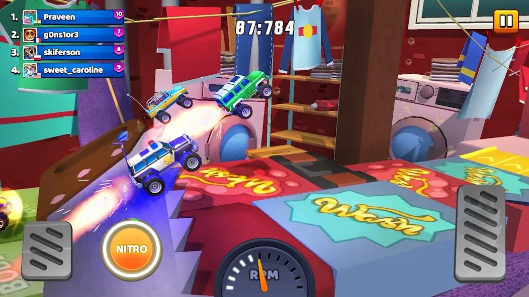 Nitro Jump - Car Racing (Нитро Джамп Рейсинг) МОД/Взлом [Много монет, Открытые уровни и Мега MOD] Screenshot 4