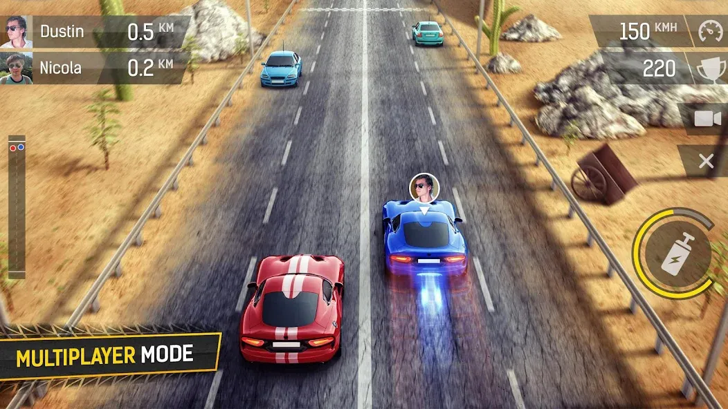 Racing Fever (Рейсинг Фивер) МОД/Взлом [Деньги, Монеты и Меню MOD] Screenshot 2