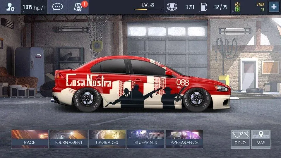 Drag Racing: Streets (ДрагРейсинг) МОД/Взлом [Много монет, Открытые уровни и Мега MOD] Screenshot 1