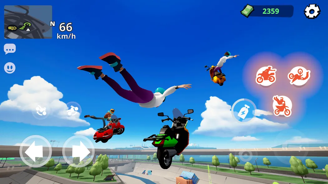 Moto City: Mad Bike Delivery (Мото Сити) МОД/Взлом [Деньги, Монеты и Меню MOD] Screenshot 3