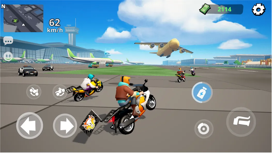 Moto City: Mad Bike Delivery (Мото Сити) МОД/Взлом [Деньги, Монеты и Меню MOD] Screenshot 4