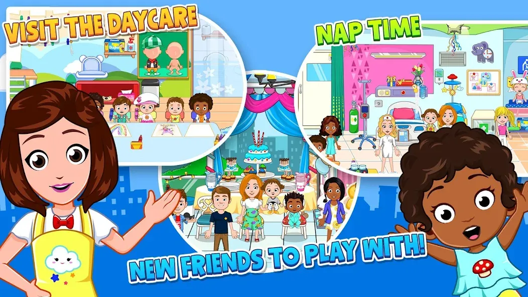 My City : Babysitter (Мой город) МОД/Взлом [Много денег, Монет и Все открыто] Screenshot 3