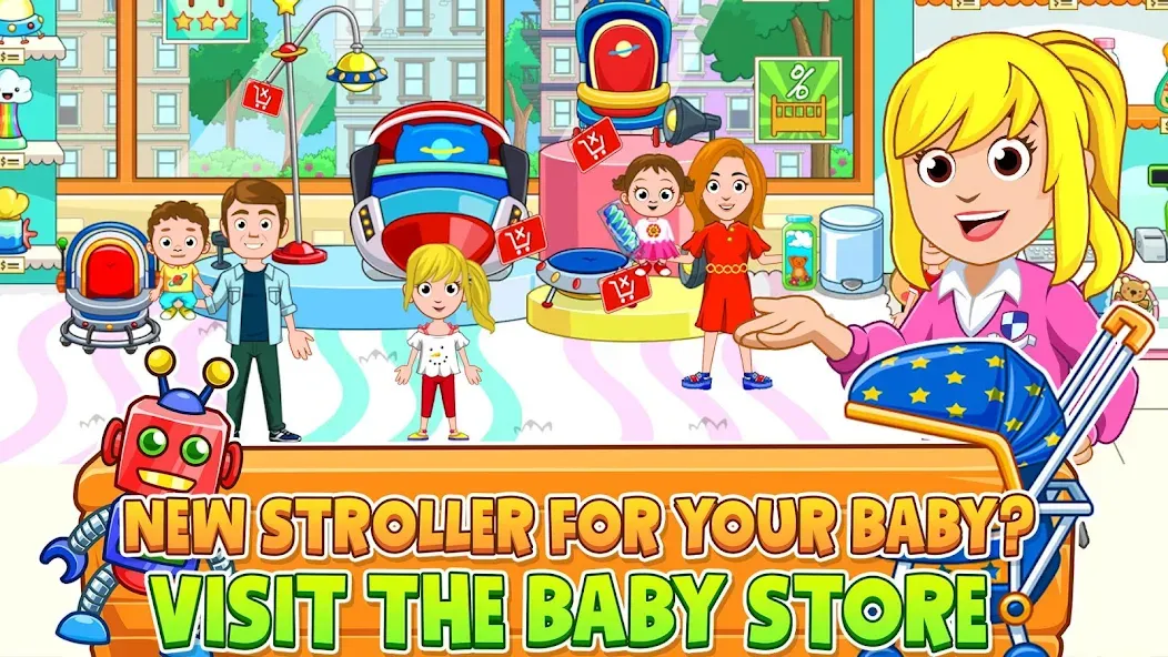 My City : Babysitter (Мой город) МОД/Взлом [Много денег, Монет и Все открыто] Screenshot 4