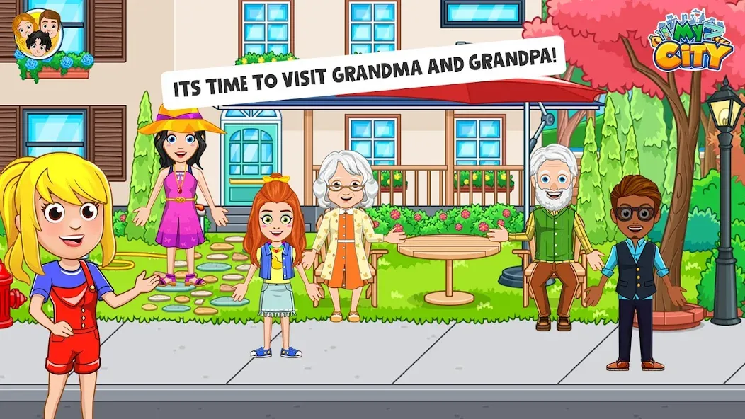 My City : Grandparents Home (Мой город) МОД/Взлом [Деньги, Монеты и Меню MOD] Screenshot 1