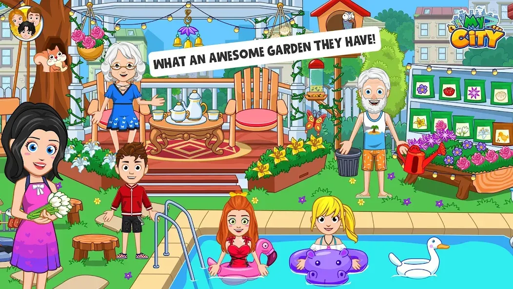 My City : Grandparents Home (Мой город) МОД/Взлом [Деньги, Монеты и Меню MOD] Screenshot 4