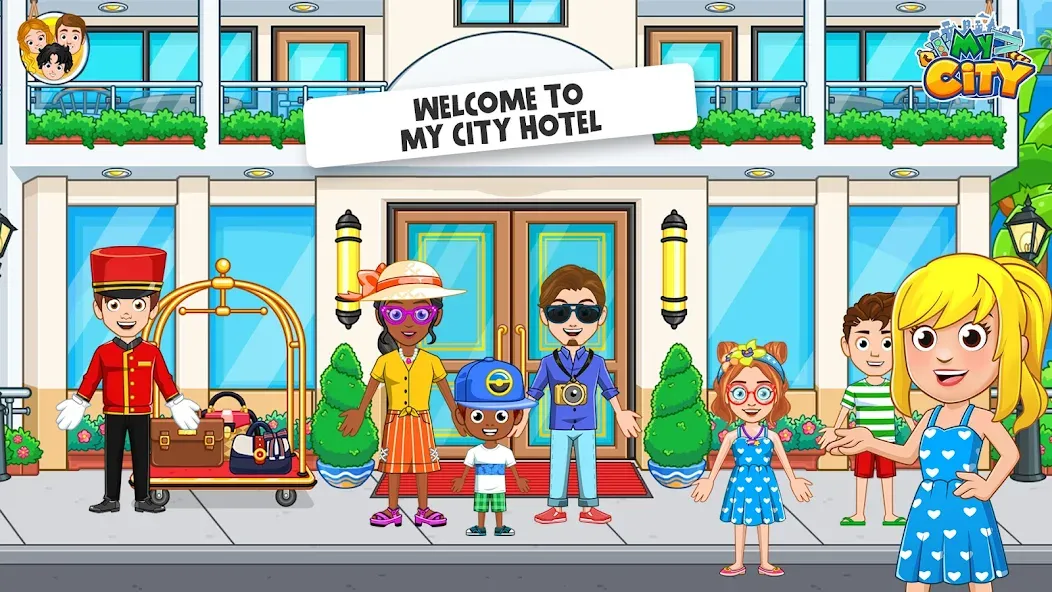 My City : Hotel (Мой Город) МОД/Взлом [Много денег, Монет и Все открыто] Screenshot 1