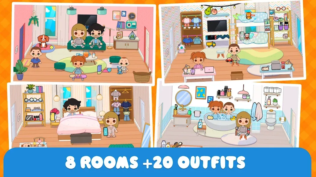 Minni Family Home - Play House (Минни Семейный дом) МОД/Взлом [Бесконечные деньги, Монеты и Мега MOD] Screenshot 1