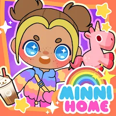Скачать Minni Family Home - Play House Взломанная версия (Все открыто) на Android