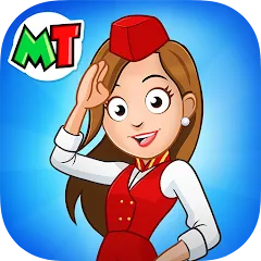 Скачать My Town Airport games for kids Взлом (Все открыто) на Андроид бесплатно