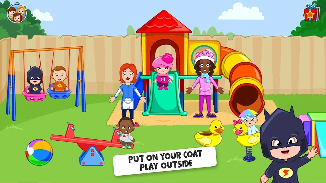 My Town : Daycare Game МОД/Взлом [Бесконечные деньги, Монеты и Мега MOD] Screenshot 1