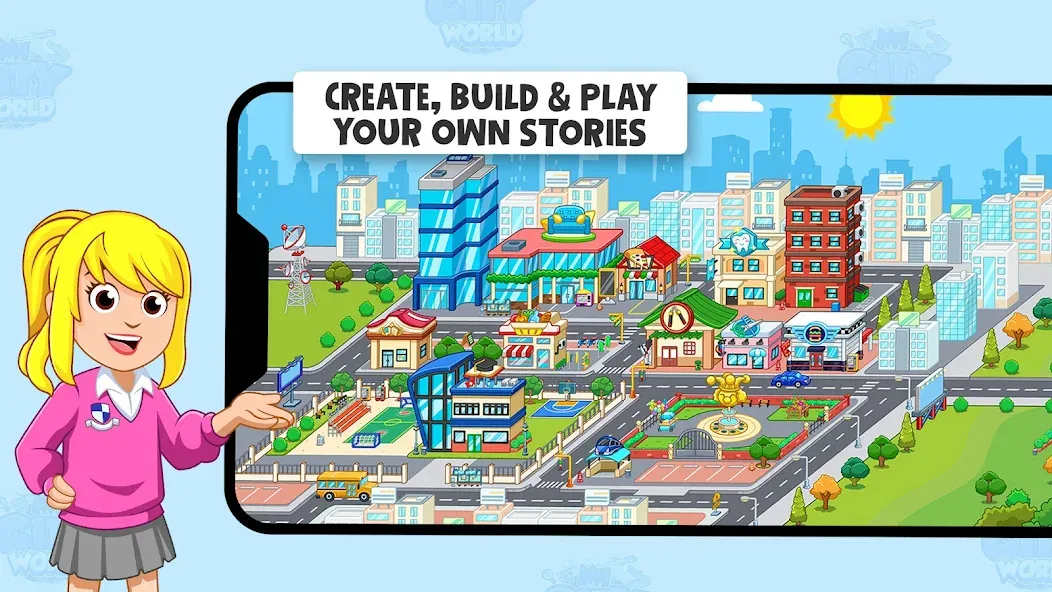My Town World - Mega Doll City (Май Таун) МОД/Взлом [Бесконечные деньги, Монеты и Мега MOD] Screenshot 3