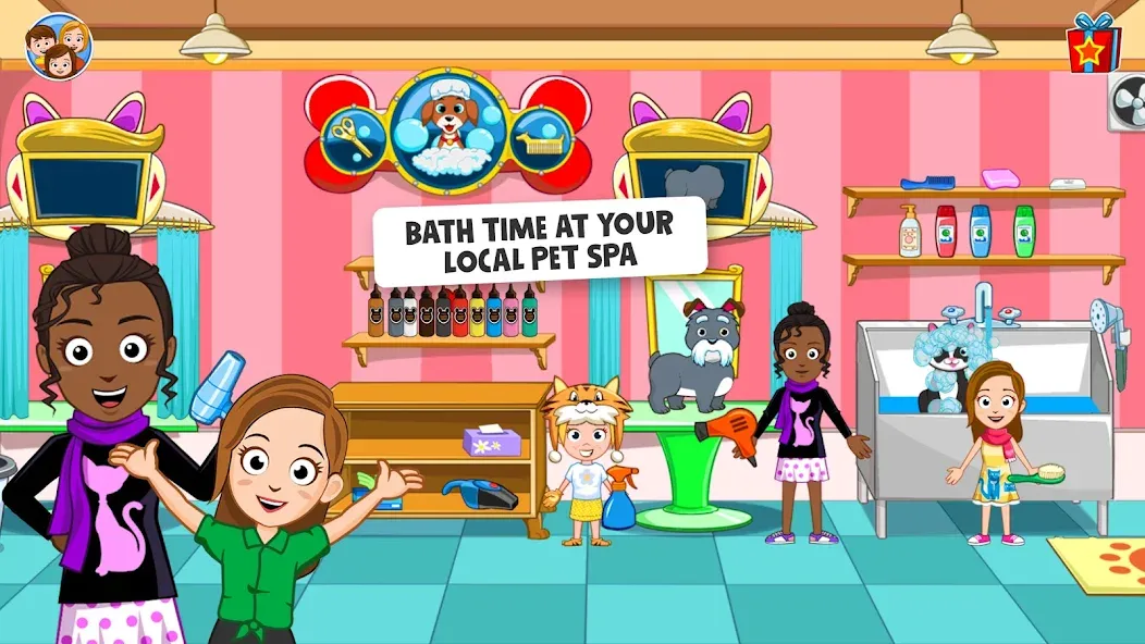 My Town: Pet games & Animals (Май Таун) МОД/Взлом [Все открыто, Дополнительные деньги и Меню MOD] Screenshot 5
