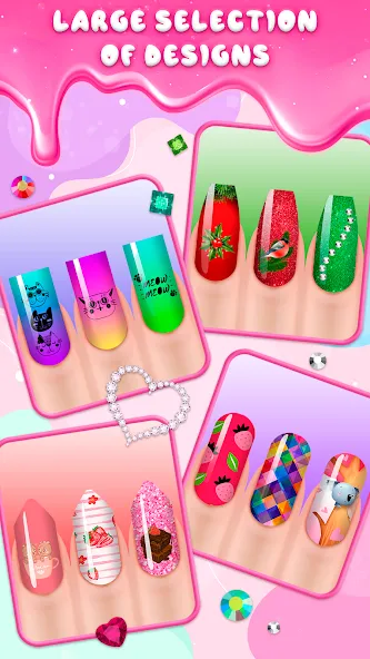 Nail Salon МОД/Взлом [Все открыто, Дополнительные деньги и Меню MOD] Screenshot 5