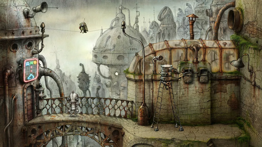 Machinarium Demo (Махинариум) МОД/Взлом [Меню, Бесконечные монеты и Открытые уровни] Screenshot 4