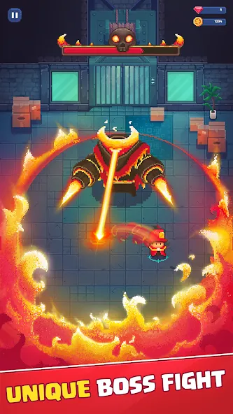 Firefighter: pixel shooter МОД/Взлом [Меню, Бесконечные монеты и Открытые уровни] Screenshot 4
