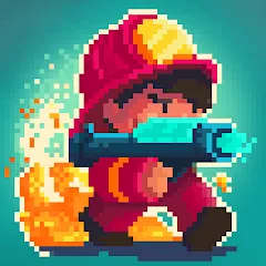 Скачать Firefighter: pixel shooter Взлом (много денег) на Андроид бесплатно