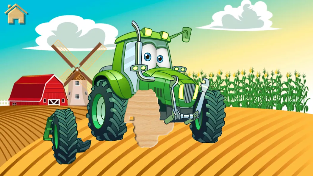 Car Puzzles for Toddlers МОД/Взлом [Деньги, Монеты и Меню MOD] Screenshot 1