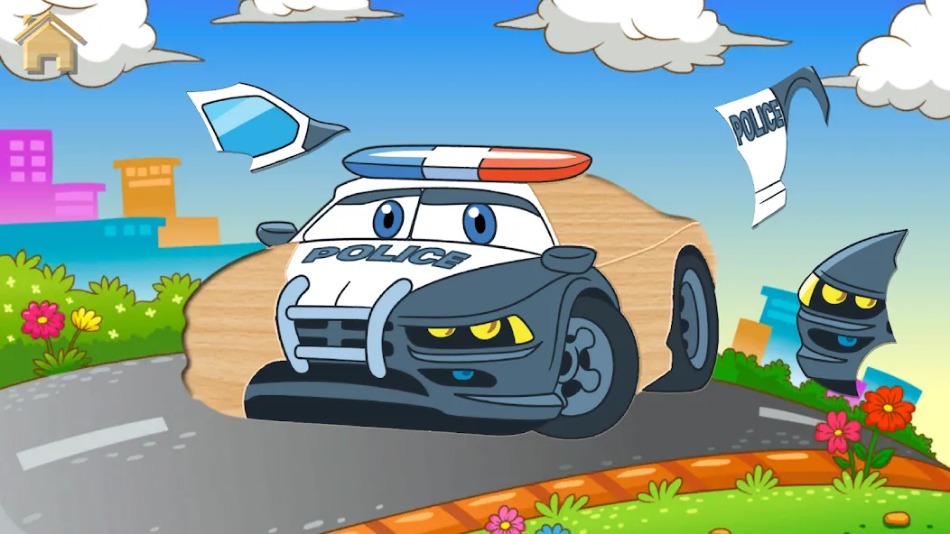 Car Puzzles for Toddlers МОД/Взлом [Деньги, Монеты и Меню MOD] Screenshot 2