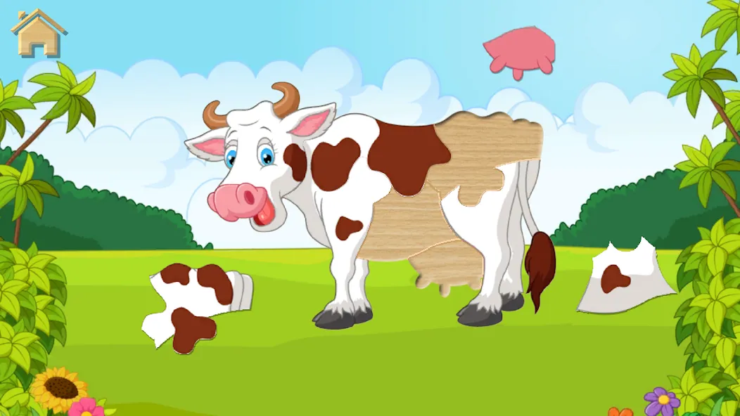 Baby Puzzles for Kids МОД/Взлом [Меню, Бесконечные монеты и Открытые уровни] Screenshot 4