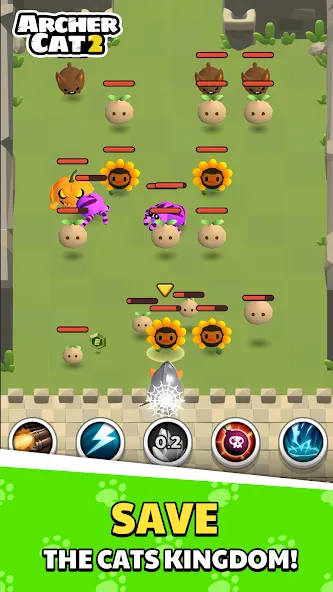 Archer Cat 2 (Арчер Кэт 2) МОД/Взлом [Все открыто, Дополнительные деньги и Меню MOD] Screenshot 1
