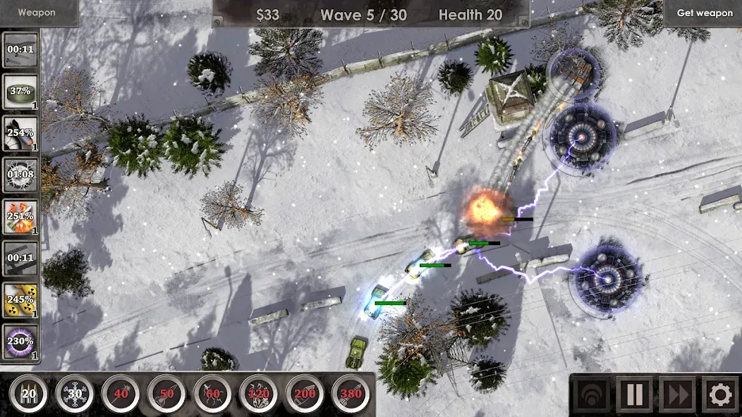 Defense Zone 3 HD (Дефенс Зон 3 ) МОД/Взлом [Деньги, Монеты и Меню MOD] Screenshot 3
