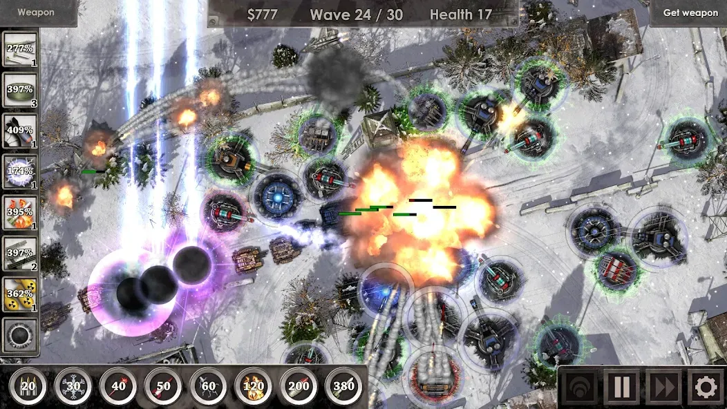Defense Zone 3 HD (Дефенс Зон 3 ) МОД/Взлом [Деньги, Монеты и Меню MOD] Screenshot 4