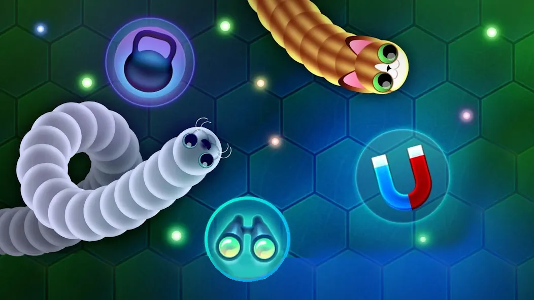 Wormax.io МОД/Взлом [Все открыто, Дополнительные деньги и Меню MOD] Screenshot 2