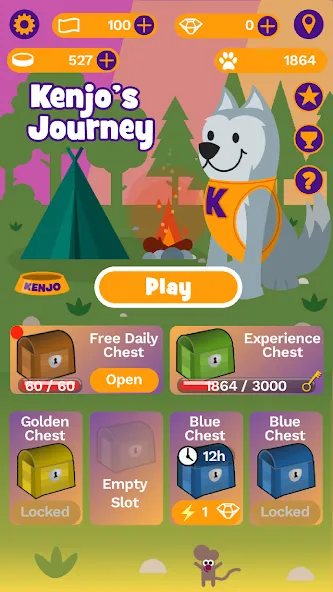 Kenjo's Journey Coin Pusher МОД/Взлом [Все открыто, Дополнительные деньги и Меню MOD] Screenshot 2