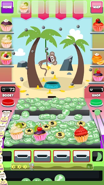 Kenjo's Journey Coin Pusher МОД/Взлом [Все открыто, Дополнительные деньги и Меню MOD] Screenshot 3