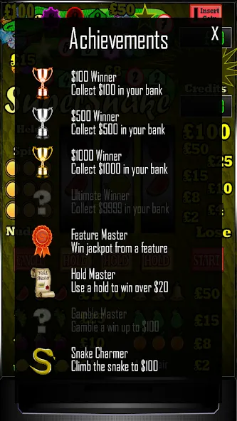 Super Snake Slot Machine МОД/Взлом [Меню, Бесконечные монеты и Открытые уровни] Screenshot 5
